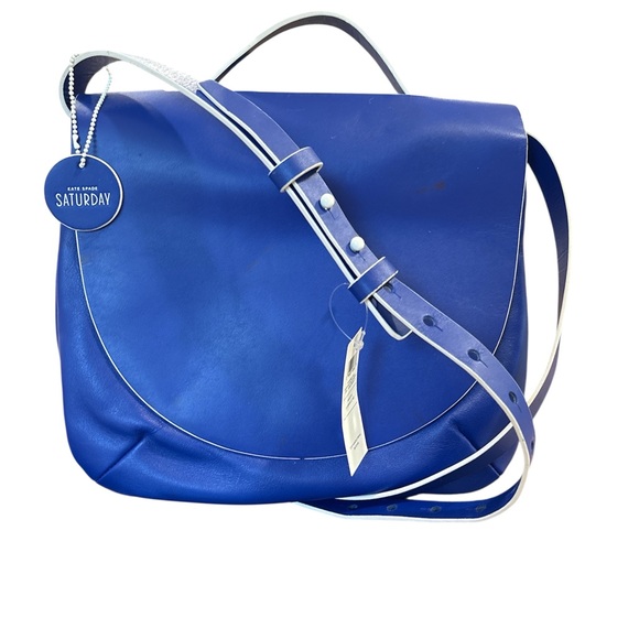 kate spade Handbags - Kate Spade Saturday Blue Leather Crossbody Bag